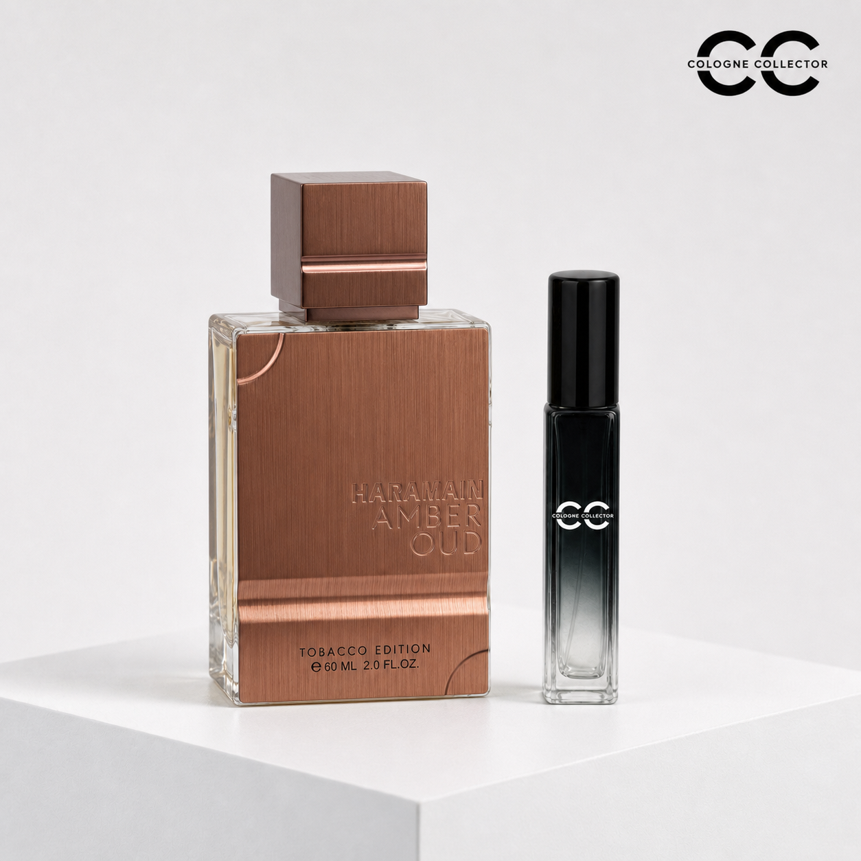 Amber Oud Tobacco Edition von Al Haramain – CologneCollector Flakon mit Probe