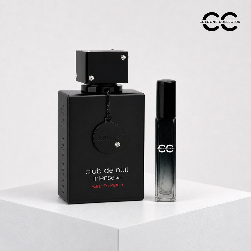 Club de Nuit Intense Man Extrait de Parfum von Armaf – CologneCollector Flakon mit Probe