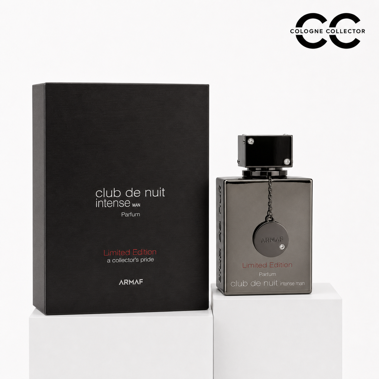 Club de Nuit Intense Man Parfum Limited Edition von Armaf – CologneCollector Flakon mit Verpackung