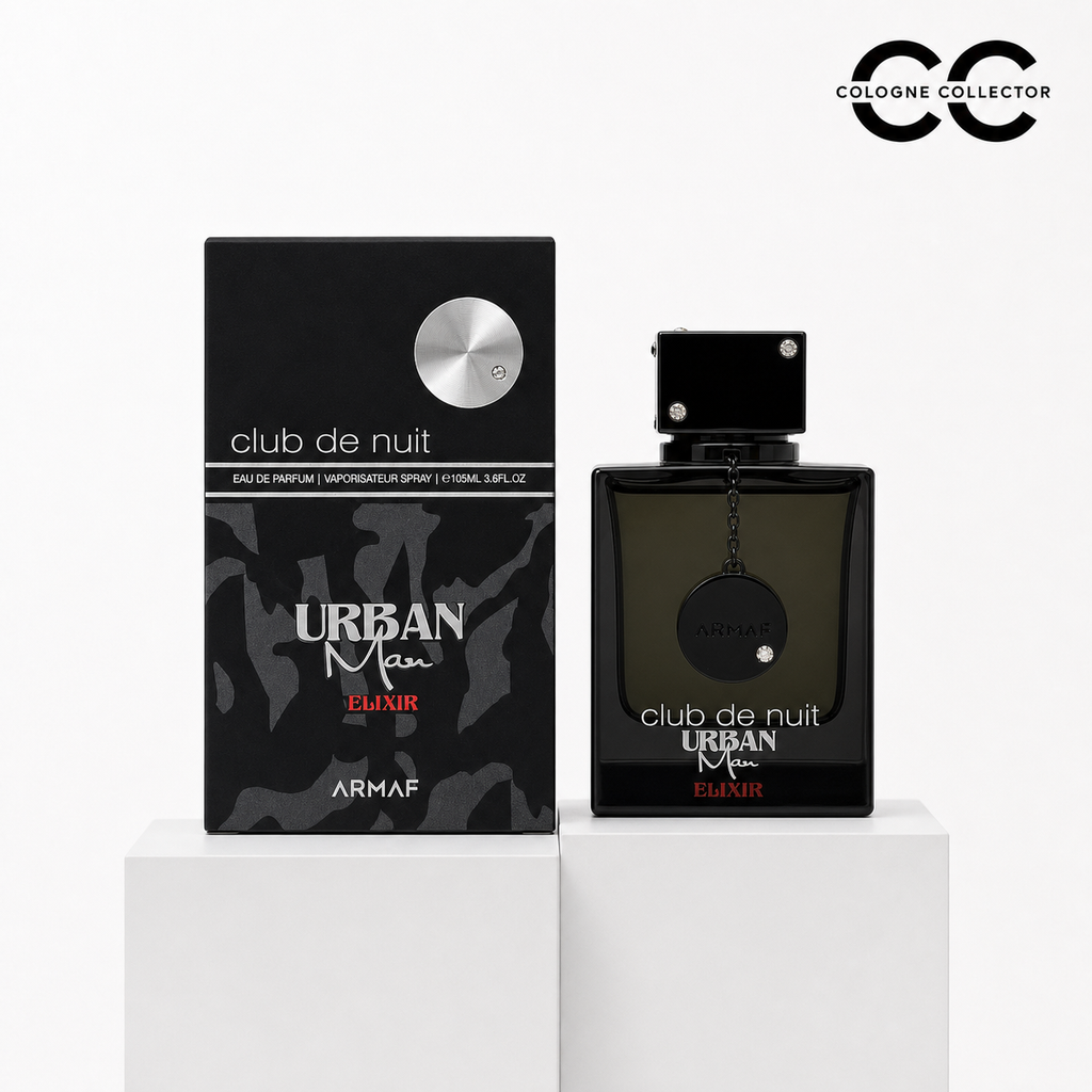 Club de Nuit Urban Man Elixir von Armaf – CologneCollector Flakon mit Verpackung