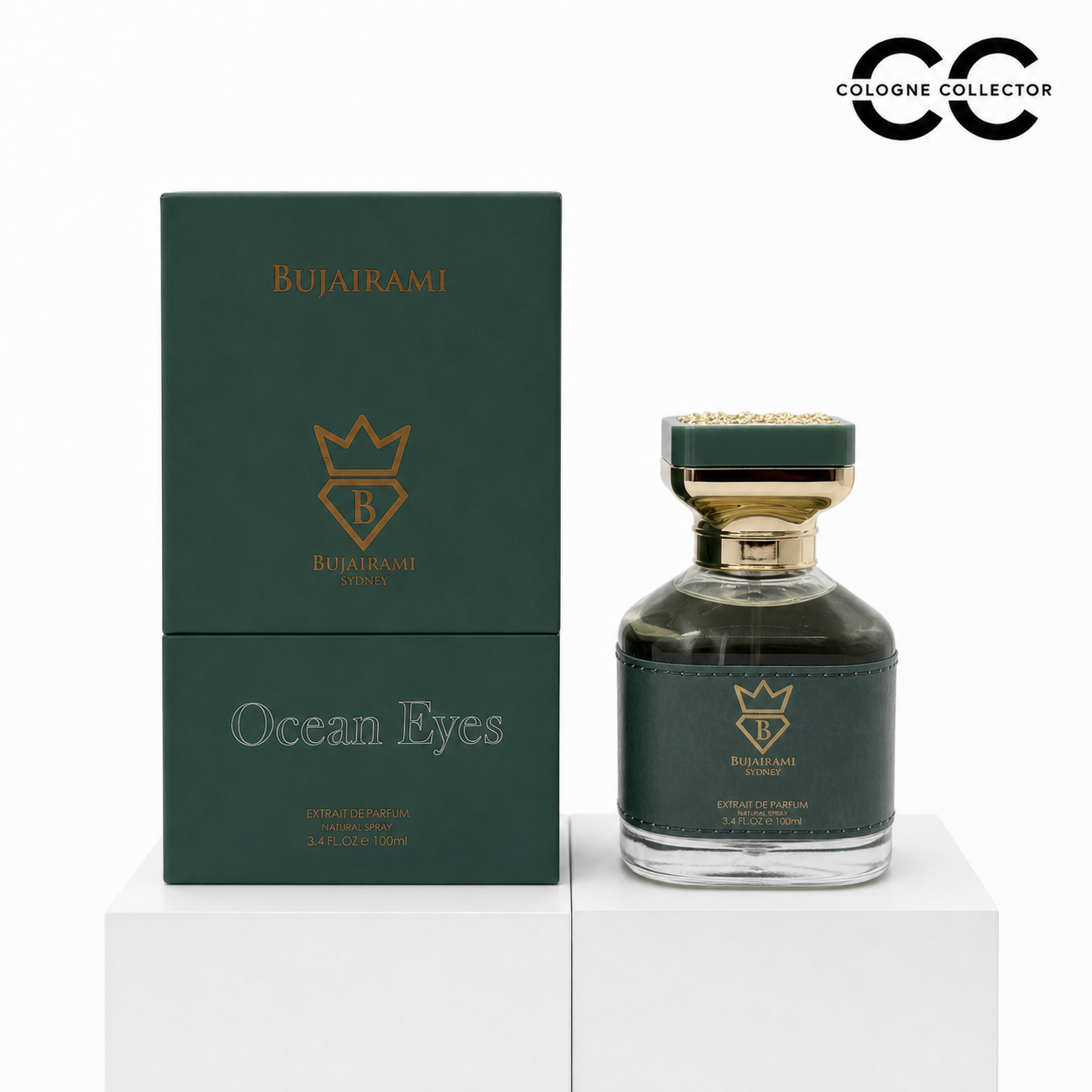 Ocean Eyes von Bujairami – CologneCollector Flakon mit Verpackung