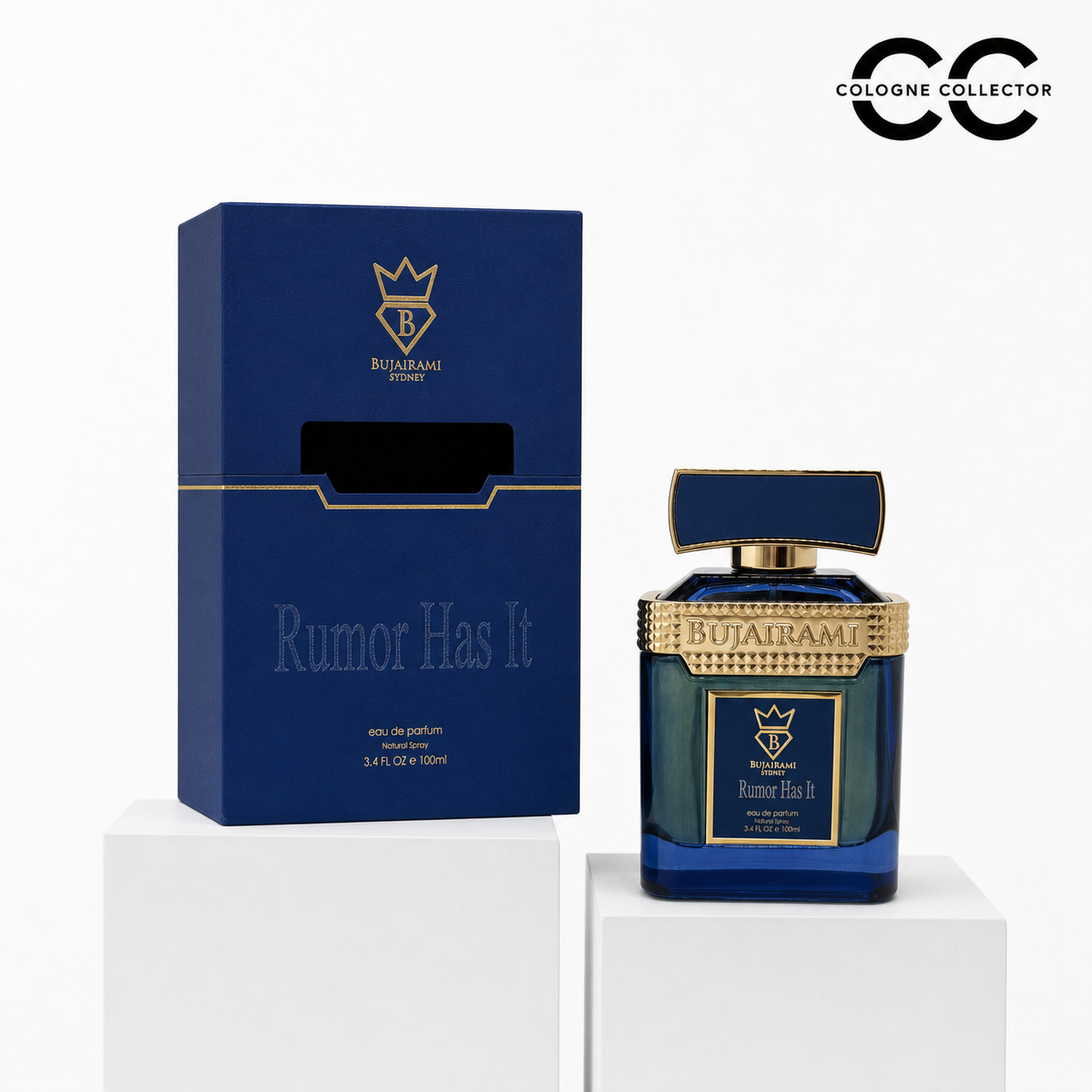 Rumor Has It von Bujairami – CologneCollector Flakon mit Verpackung