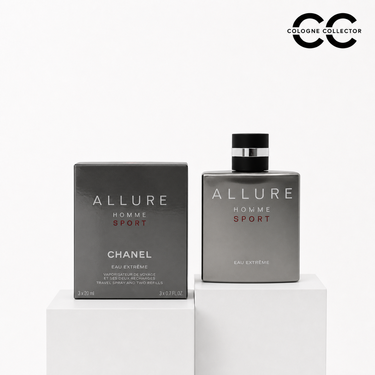 Allure Homme Sport Eau Extrême von Chanel – CologneCollector Flakon mit Verpackung