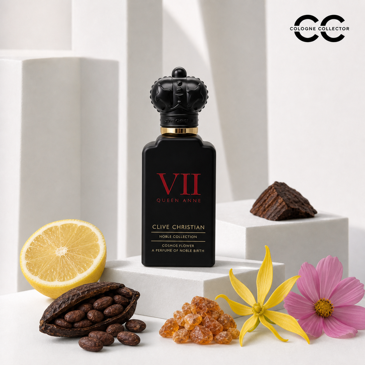 VII: Queen Anne - Cosmos Flower von Clive Christian – CologneCollector Duftstoffe