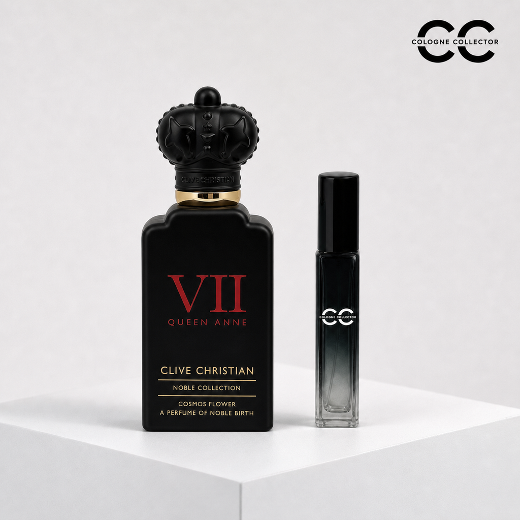 VII: Queen Anne - Cosmos Flower von Clive Christian – CologneCollector Flakon mit Probe