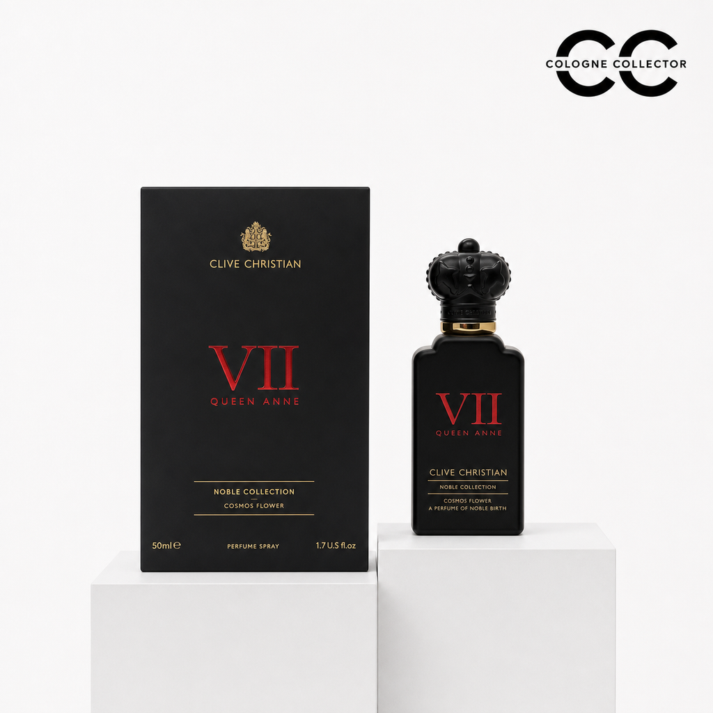 VII: Queen Anne - Cosmos Flower von Clive Christian – CologneCollector Flakon mit Verpackung