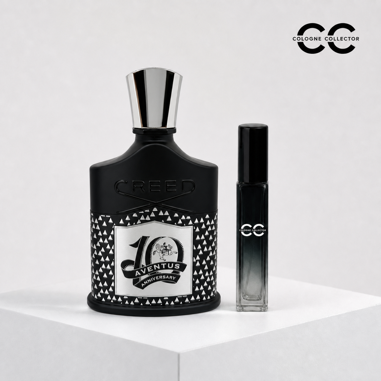 Aventus 10th Anniversary von Creed – CologneCollector Flakon mit Probe