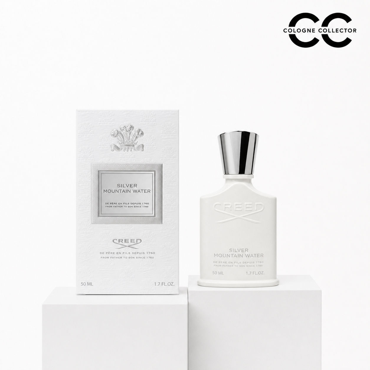 Silver Mountain Water von Creed – CologneCollector Flakon mit Verpackung