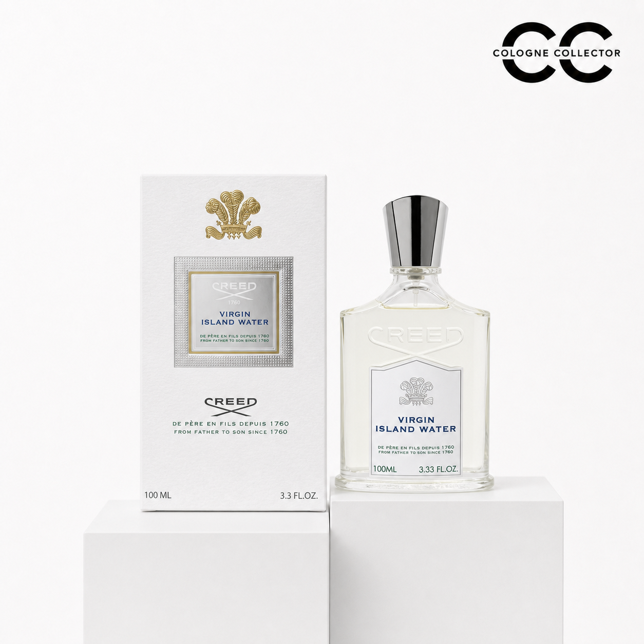Virgin Island Water von Creed – CologneCollector Flakon mit Verpackung