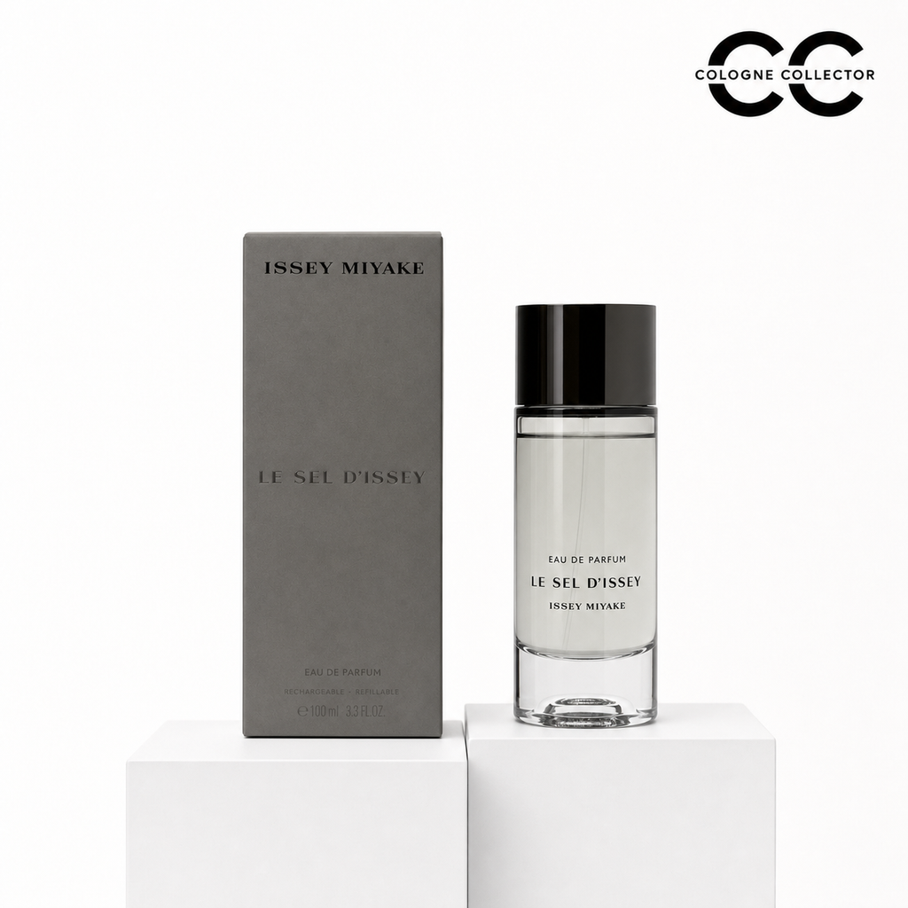 Le Sel d'Issey (Eau de Parfum) von Issey Miyake – CologneCollector Flakon mit Verpackung
