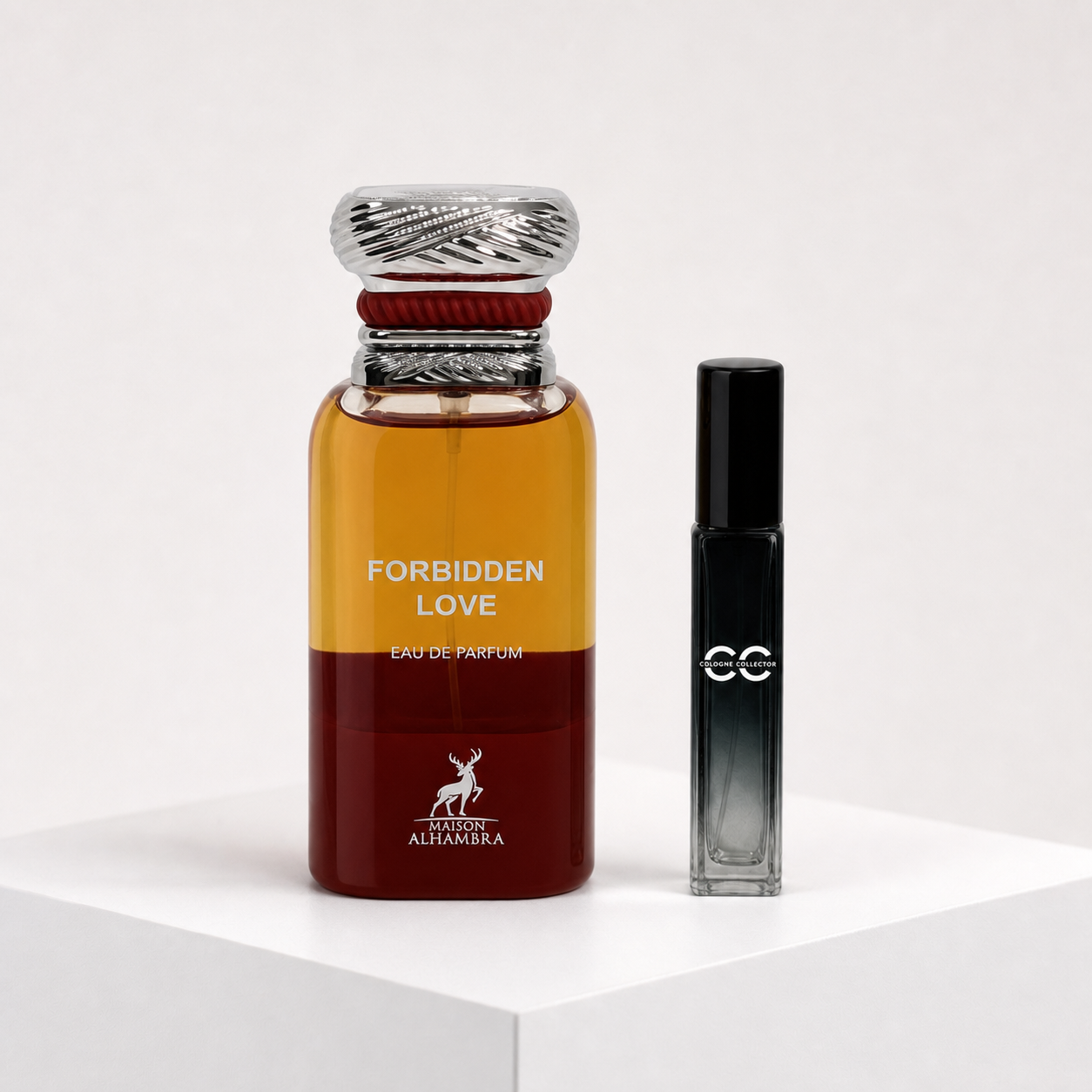 Forbidden Love von Maison Alhambra – CologneCollector Flakon mit Probe