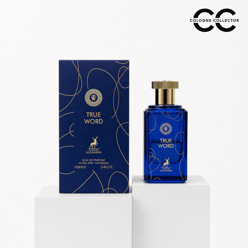 True Word von Maison Alhambra – CologneCollector Flakon mit Verpackung