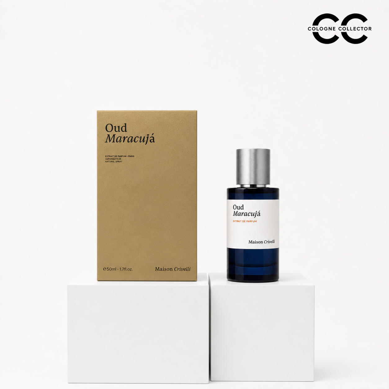 Oud Maracujá von Maison Crivelli – CologneCollector Flakon mit Verpackung