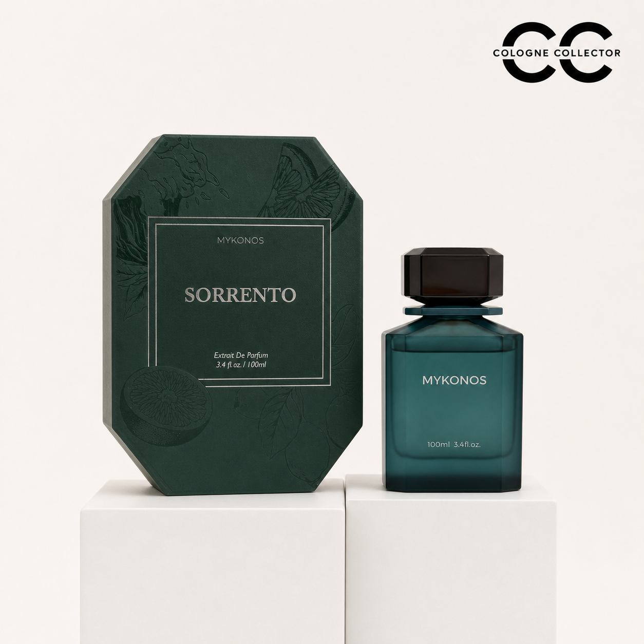 Sorrento von Mykonos – CologneCollector Flakon mit Verpackung