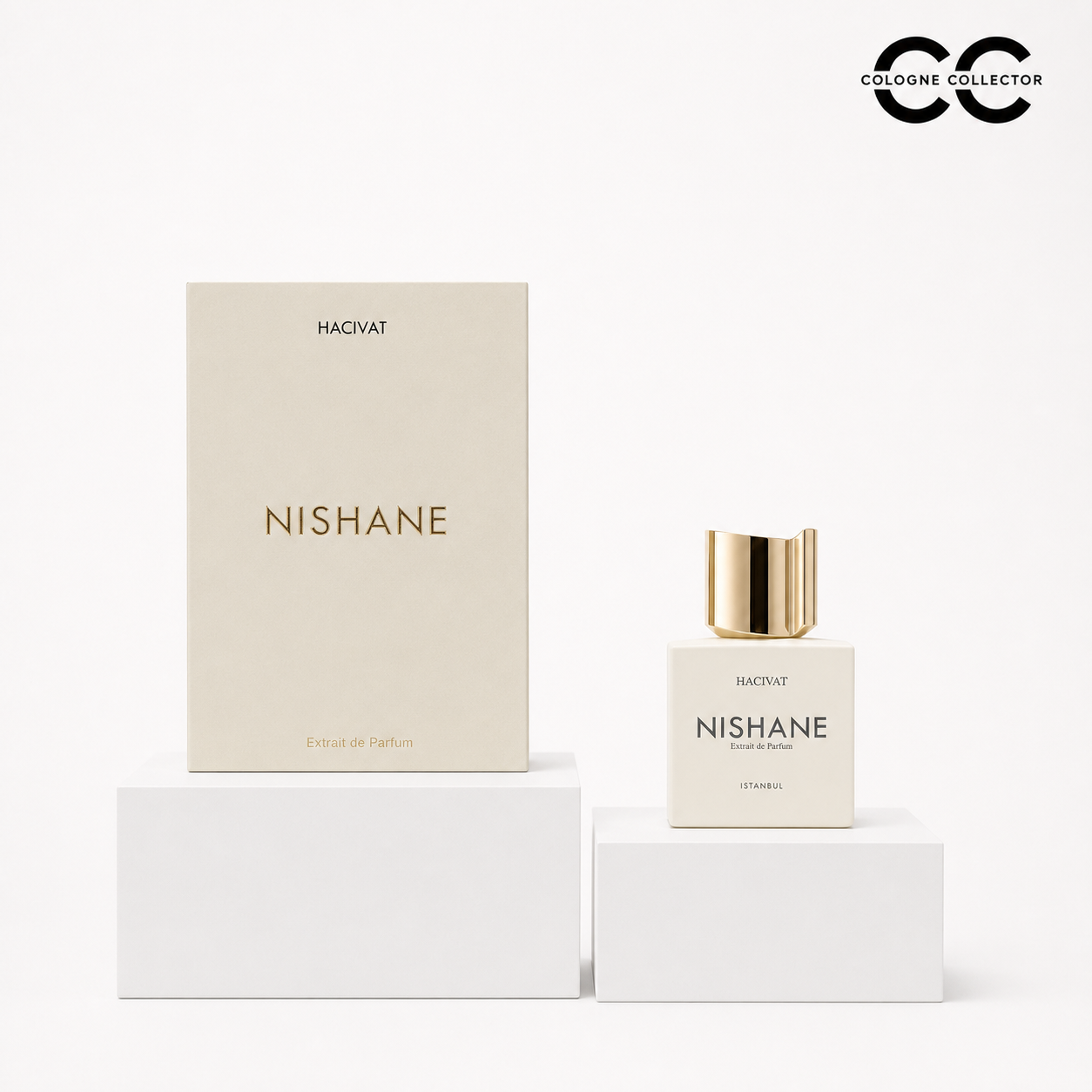 Hacivat von Nishane – CologneCollector Flakon mit Verpackung