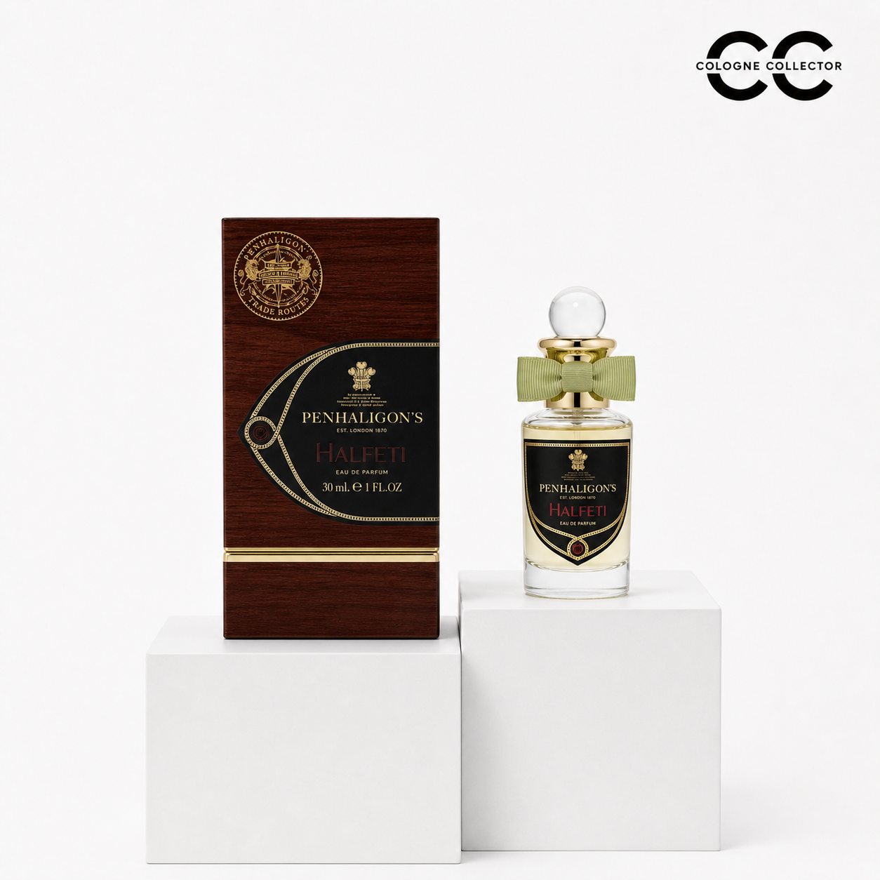 Halfeti (Eau de Parfum) von Penhaligon's – CologneCollector Flakon mit Verpackung