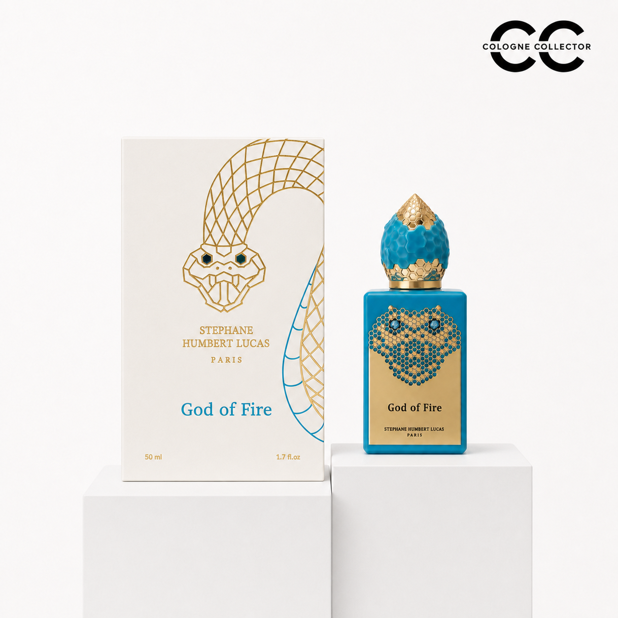 God of Fire von Stéphane Humbert Lucas – CologneCollector Flakon mit Verpackung