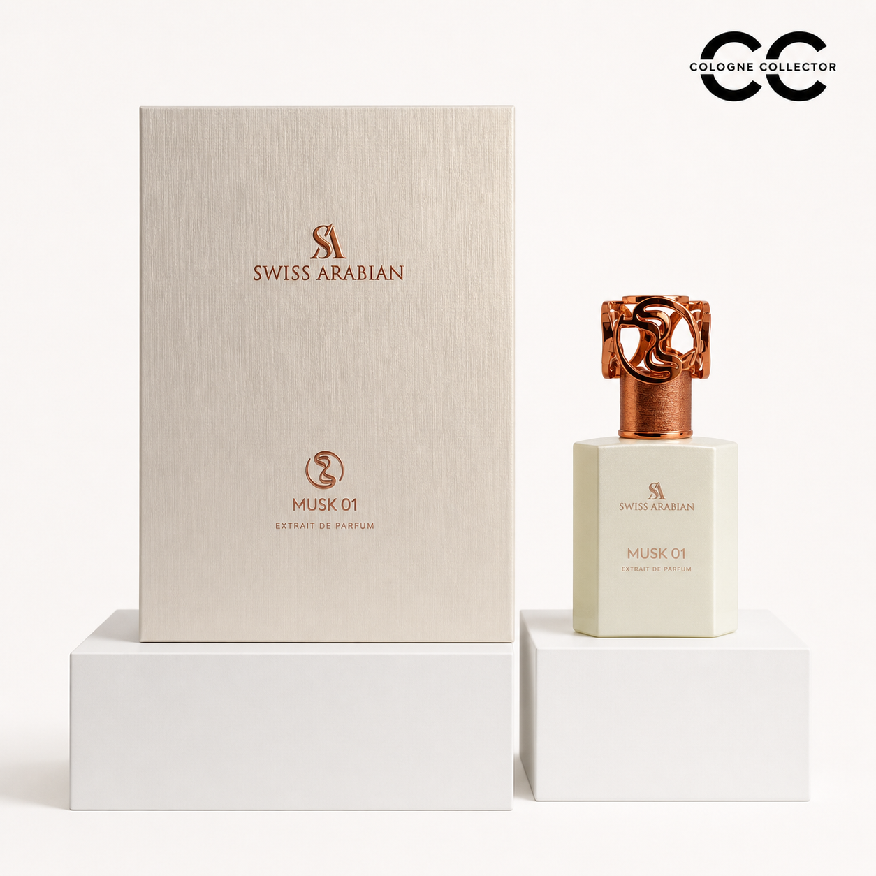 Musk 01 von Swiss Arabian – CologneCollector Flakon mit Verpackung
