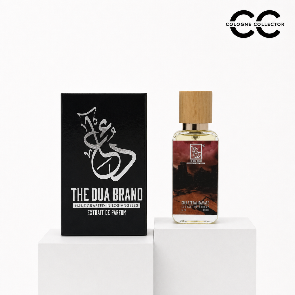 Collateral Damage von The Dua Brand – CologneCollector Flakon mit Verpackung