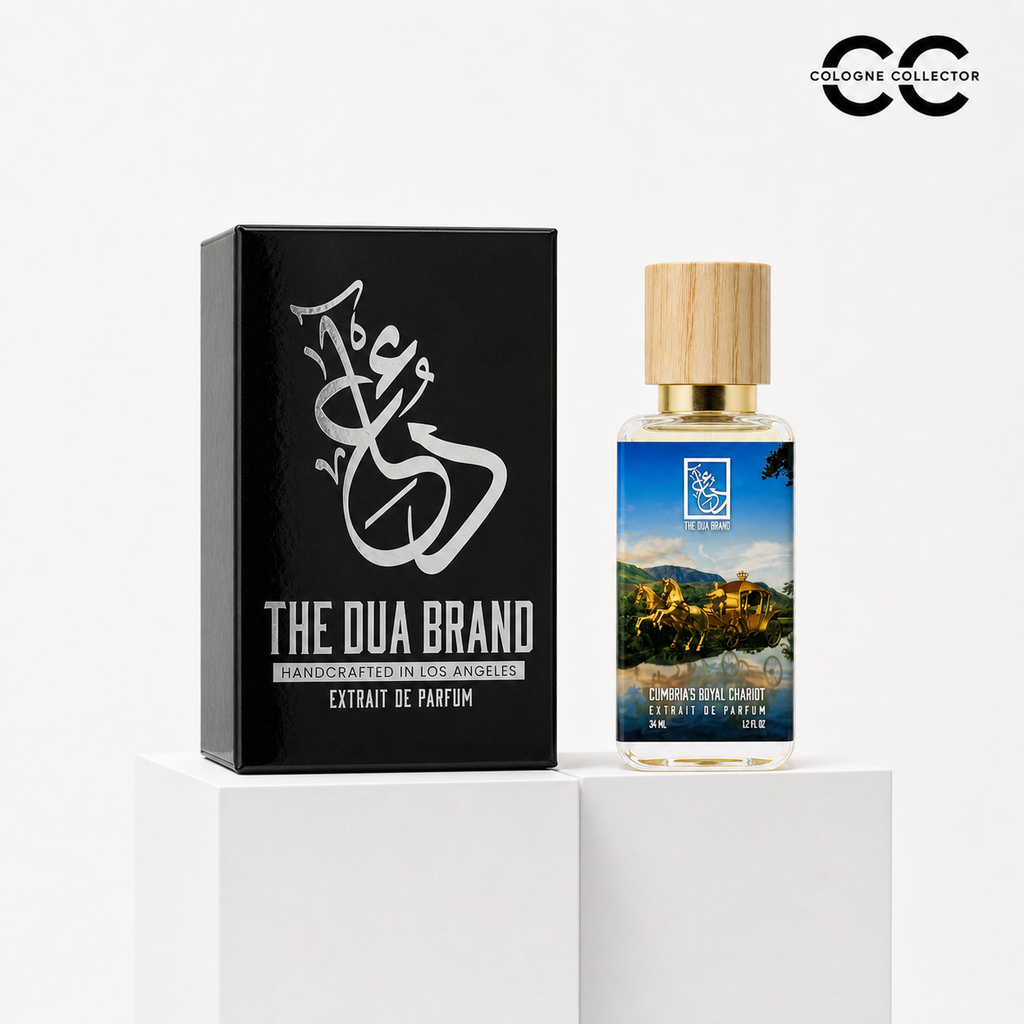 Cumbria's Royal Chariot von The Dua Brand – CologneCollector Flakon mit Verpackung