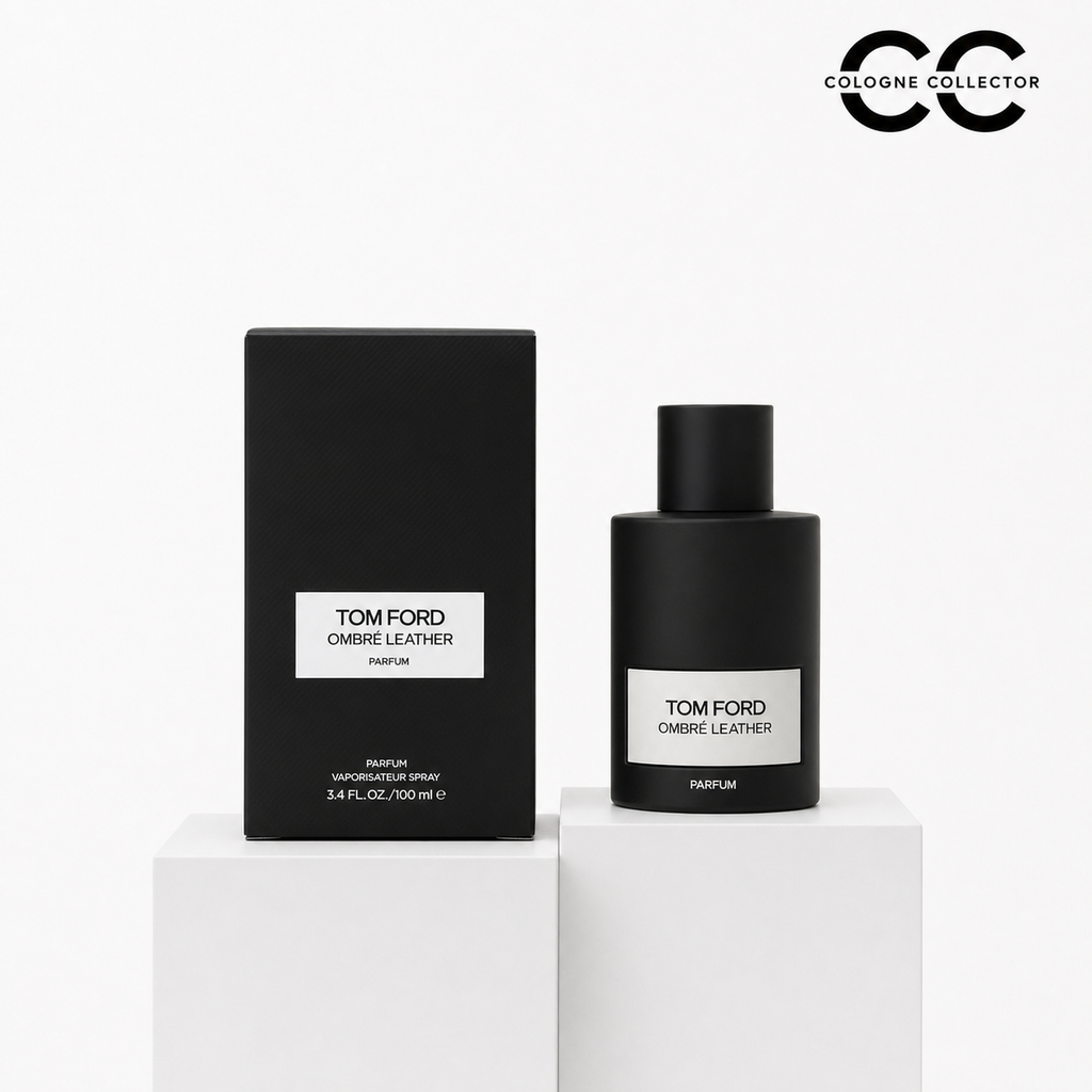 Ombré Leather Parfum von Tom Ford – CologneCollector Flakon mit Verpackung