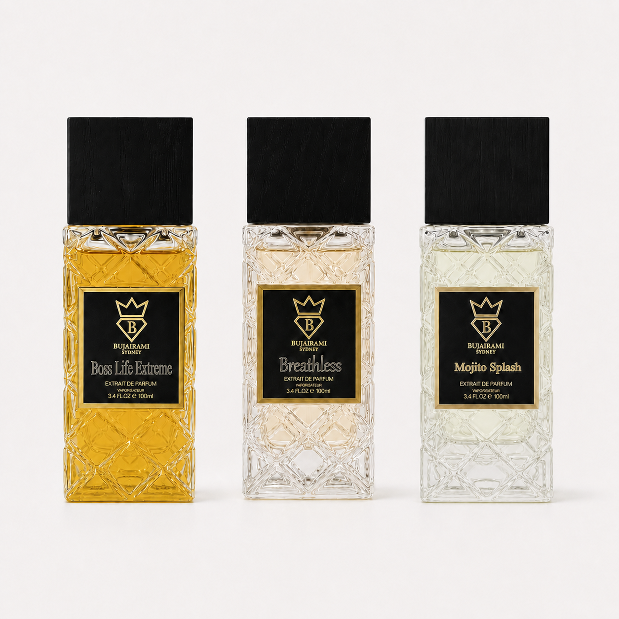 Boss Life Extreme, Breathless und Mojito Splash im Bujairami Sydney Trio Bundle